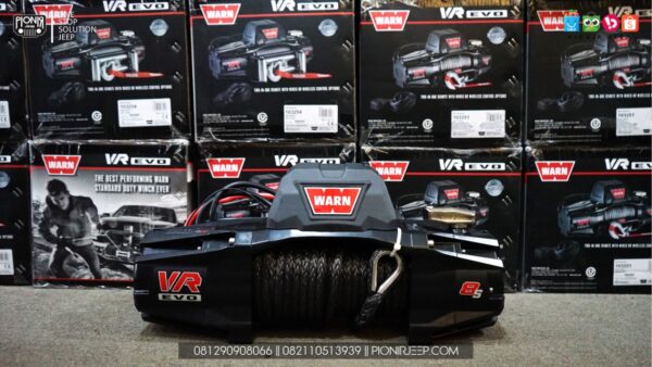 Jual Winch Plasma VR EVO 8 Gen 3 WARN Syntetic Rope 3.5 Ton Original - Gambar 6