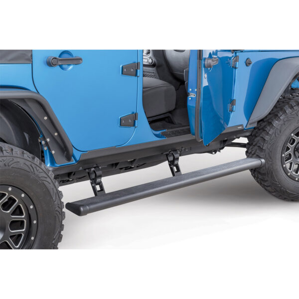 Jual Auto Sidestep Injekan Kaki Elektrik Side Step Otomatis AMP All New Jeep JL Ori USA - 4 Door