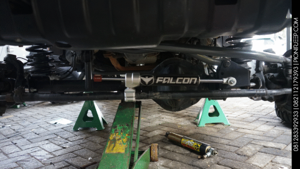Jual Shock Steer Steering Damper All New Jeep JL JT Gladiator Wrangler 2016++ TERAFLEX Falcon Nexus EF 2.2 Fast Adjustable Steering Stabilizer RHD - Gambar 2