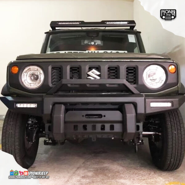 Bemper Depan Besi New Jimny 2019 Bumper Aksesoris Jip Jimny Sierra - Gambar 4