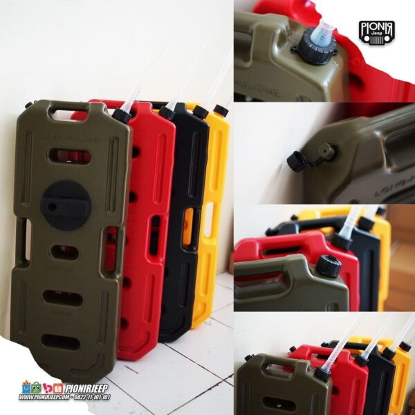 Jerigen Plastik Long Haul 20 liter Bensin Solar Minyak Tanah Jerry Can - Gambar 2