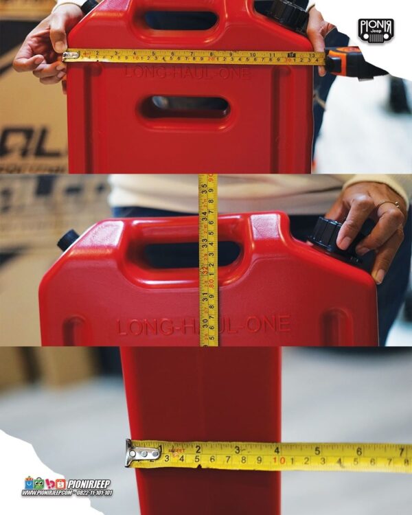 Jerigen Plastik Long Haul 20 liter Bensin Solar Minyak Tanah Jerry Can - Gambar 4