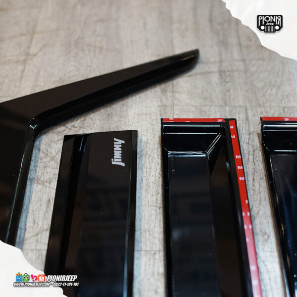 Talang Air Logo Jimny Rain Guard Deflector New Jimny jb74 - Gambar 7
