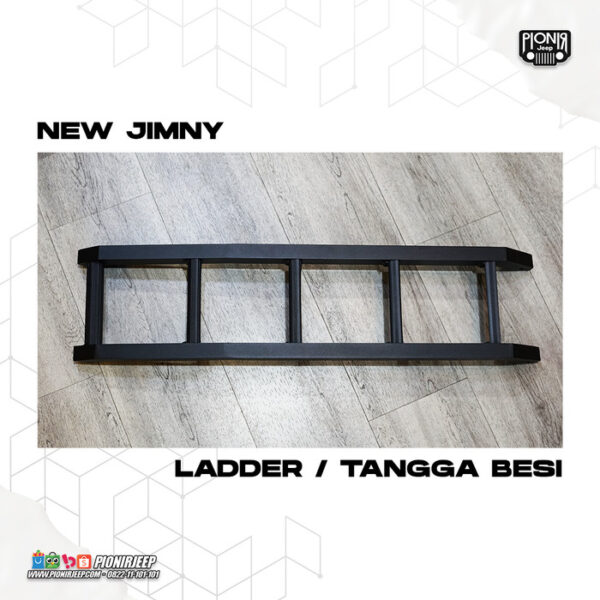 Roof Car Ladder New Jimny Tangga Roof Rack Mobil Jimny 2019 - Gambar 2