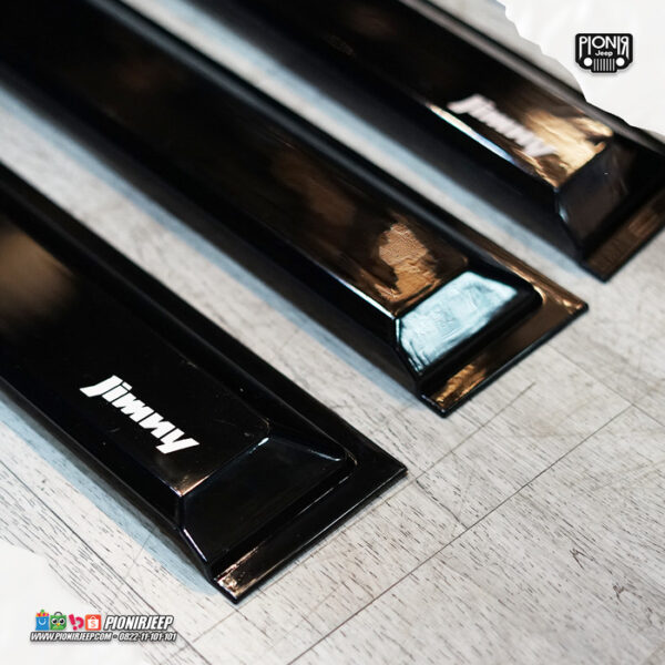 Talang Air Logo Jimny Rain Guard Deflector New Jimny jb74 - Gambar 5