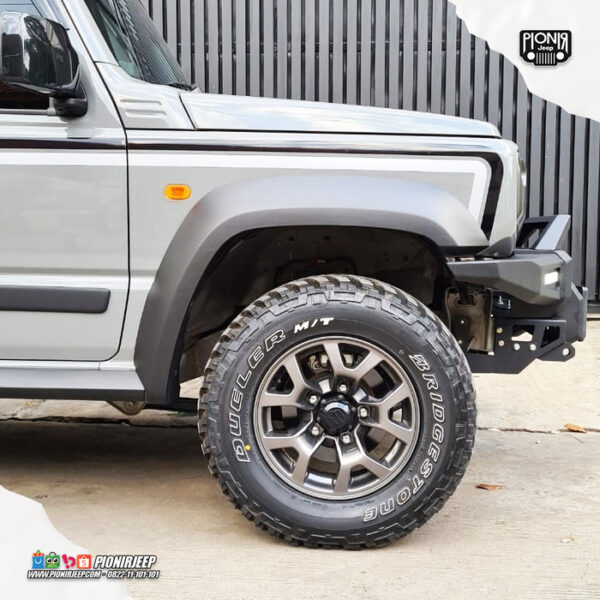 Bemper Depan Besi New Jimny 2019 Bumper Aksesoris Jip Jimny Sierra - Gambar 3