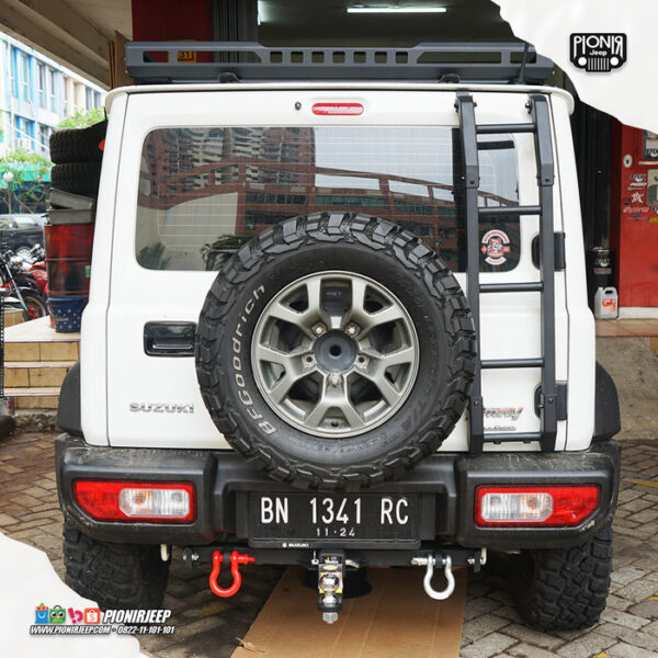 Roof Car Ladder New Jimny Tangga Roof Rack Mobil Jimny 2019 - Gambar 4