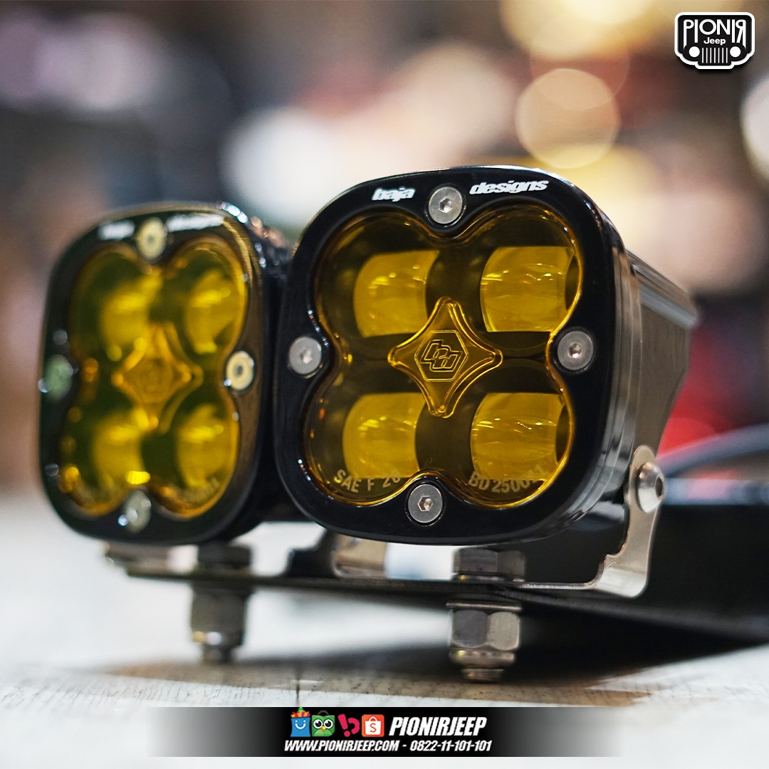 BAJA DESIGNS Squadron SAE LED Auxiliary Light Pod Pair - Universal ...