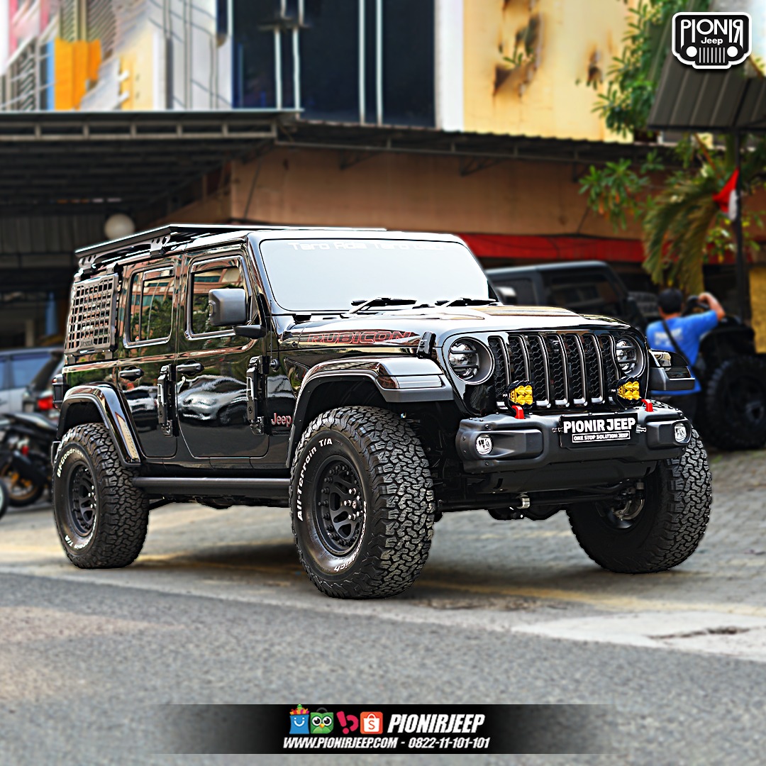 Modifikasi Jeep Rubicon - Jeep Gladiator - bengkel Jeep Jakarta - Lift kit Jeep Wrangler JK, JL, JT - Pionir Jeep - bengkel modifikasi jeep - rubicon - Mobil - Jeep Willys - Willys - Jambore American Jeep XI