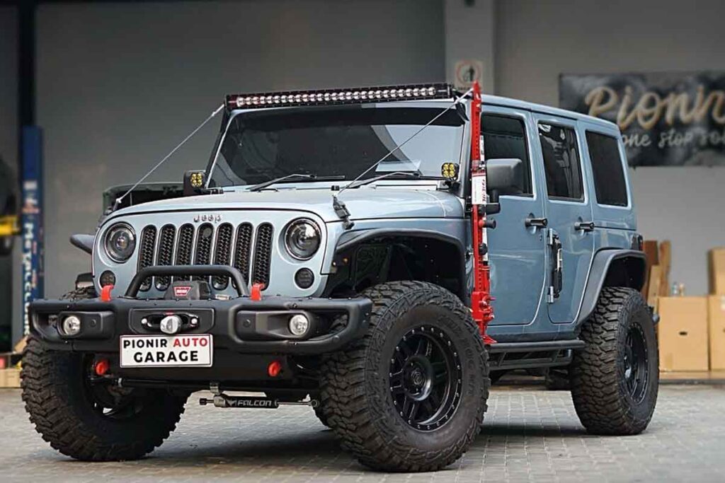 modifikasi jeep wrangler sahara jk oleh pionir auto garage by pionir jeep