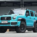 Modifikasi GWM Tank 300 body kit Brabus ocean blue