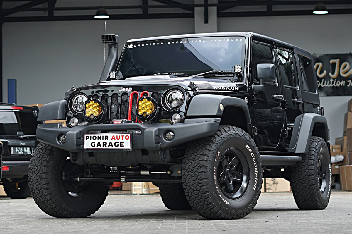 Modifikasi Jeep JK Full AEV American Expedition Vehicles di Pionir Auto Garage by Pionir Jeep Indonesia