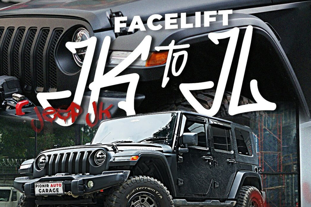 modifikasi facelift jeep jk to jeep jl