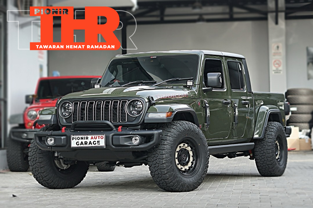 Promo THR Pionir Auto Garage Diskon Aksesoris Jeep Gladiator Hingga 31 Maret 2025