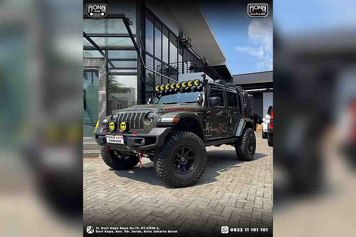 Modifikasi Jeep Wrangler Rubicon JL 4 Pintu Offroad dan Harian