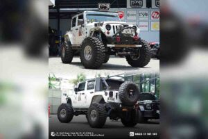 MODIFIKASI JEEP JK LAMPU BAJA DESIGNS LP6 DOT PIONIR AUTO GARAGE