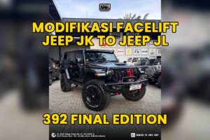 Modifikasi Jeep JK Facelift ke JL 392 Style — Tampil Modern, Tetap Mesin Bandel JK