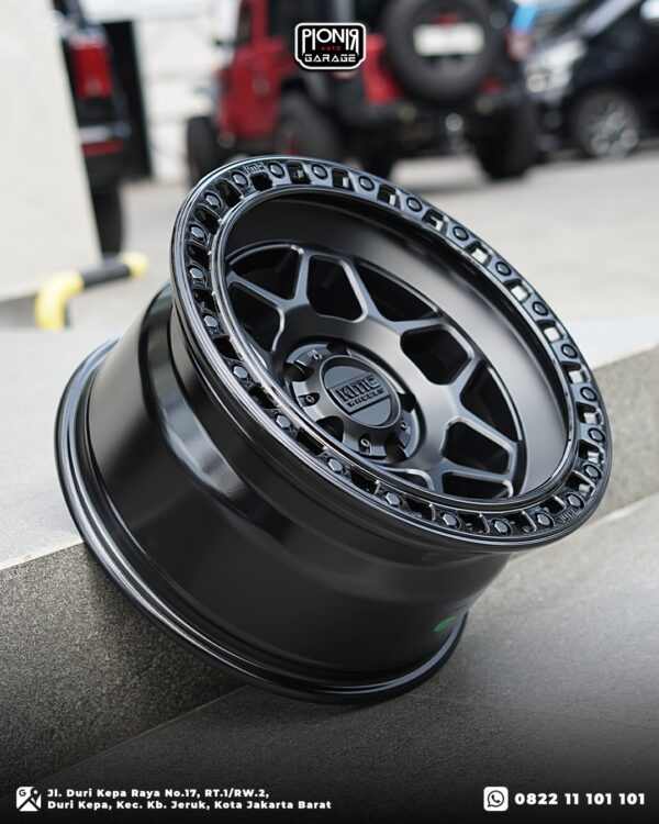 Velg KMC KM553 Torx – Matte Black – Ring 17 PCD 5x127 | Velg Jeep - Gambar 2