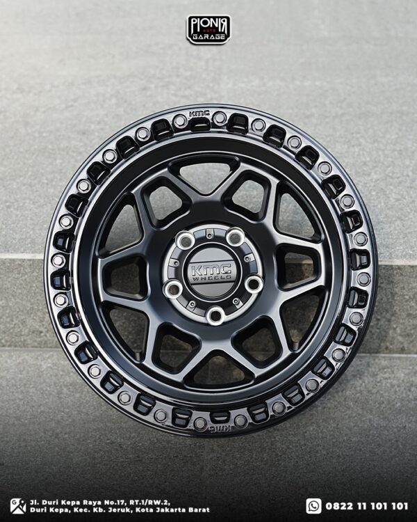 Velg KMC KM553 Torx – Matte Black – Ring 17 PCD 5x127 | Velg Jeep - Gambar 5