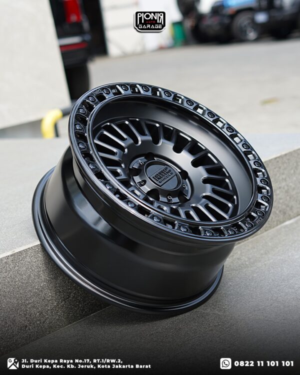 Velg KMC KM554 Aztec – Matte Black – Ring 17 PCD 5x127 | Velg Jeep - Gambar 3