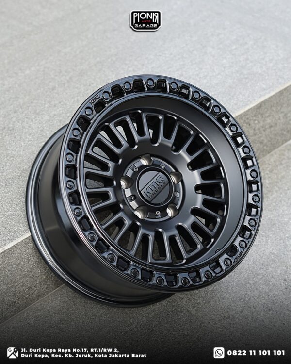 Velg KMC KM554 Aztec – Matte Black – Ring 17 PCD 5x127 | Velg Jeep - Gambar 5