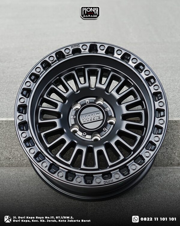 Velg KMC KM554 Aztec – Matte Black – Ring 17 PCD 5x127 | Velg Jeep - Gambar 6