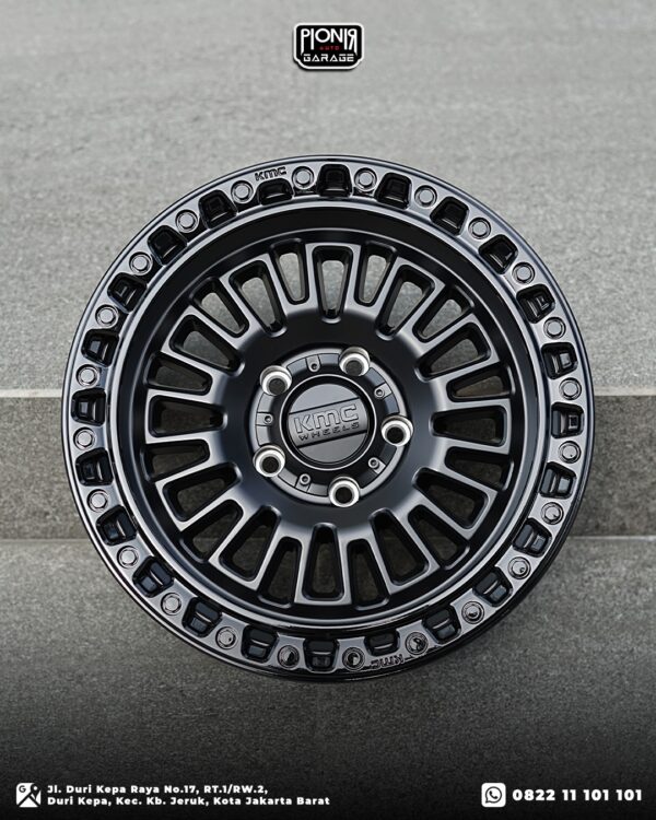 Velg KMC KM554 Aztec – Matte Black – Ring 17 PCD 5x127 | Velg Jeep - Gambar 7