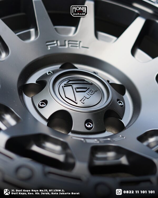 Velg Fuel FC884 Fortress – Matte Black – Ring 17 PCD 5x127 | Velg Jeep - Gambar 6