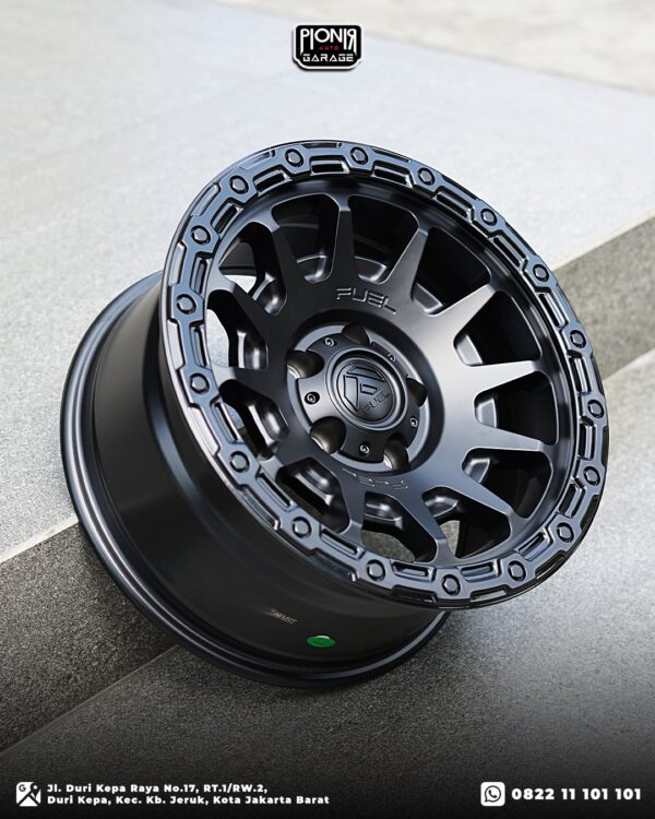 Velg Fuel FC884 Fortress – Matte Black – Ring 17 PCD 5x127 | Velg Jeep - Gambar 5