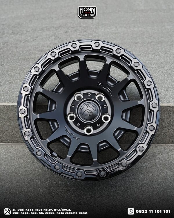 Velg Fuel FC884 Fortress – Matte Black – Ring 17 PCD 5x127 | Velg Jeep - Gambar 4