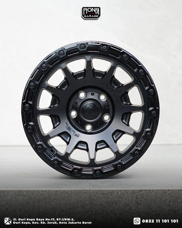 Velg Fuel FC884 Fortress – Matte Black – Ring 17 PCD 5x127 | Velg Jeep - Gambar 3