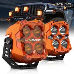 Novsight Cyber Series 6 Inch LED Pod Warrior Cyber Orange