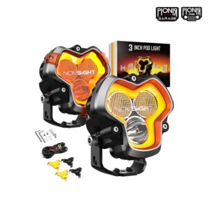 Novsight Halo Pro 3 Inch LED Pod Dynamic DRL 6 Mode untuk Jeep