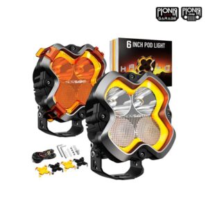 Novsight Halo Pro 6 Inch LED Pod Dynamic DRL Jeep