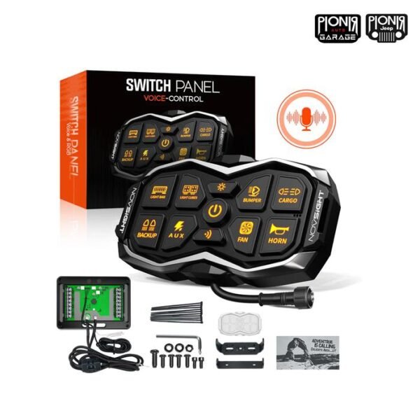 Novsight Switch Qr Code Switch Panel Novsight 8 Channel Voice Control Jeep | Halo Series