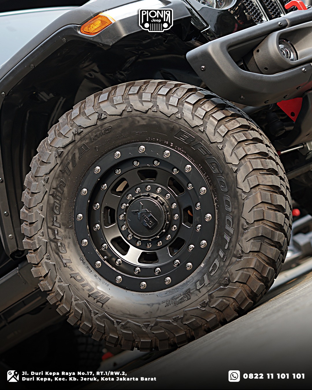 Variasi Jeep JK Ban BFGoodrich MT