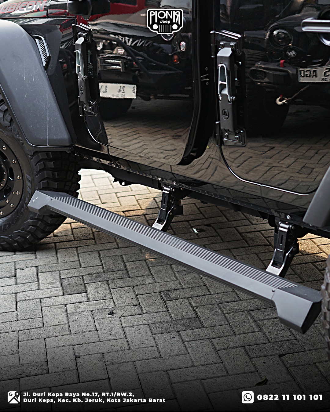 Aksesoris Jeep Rubicon Side Step Elektrik