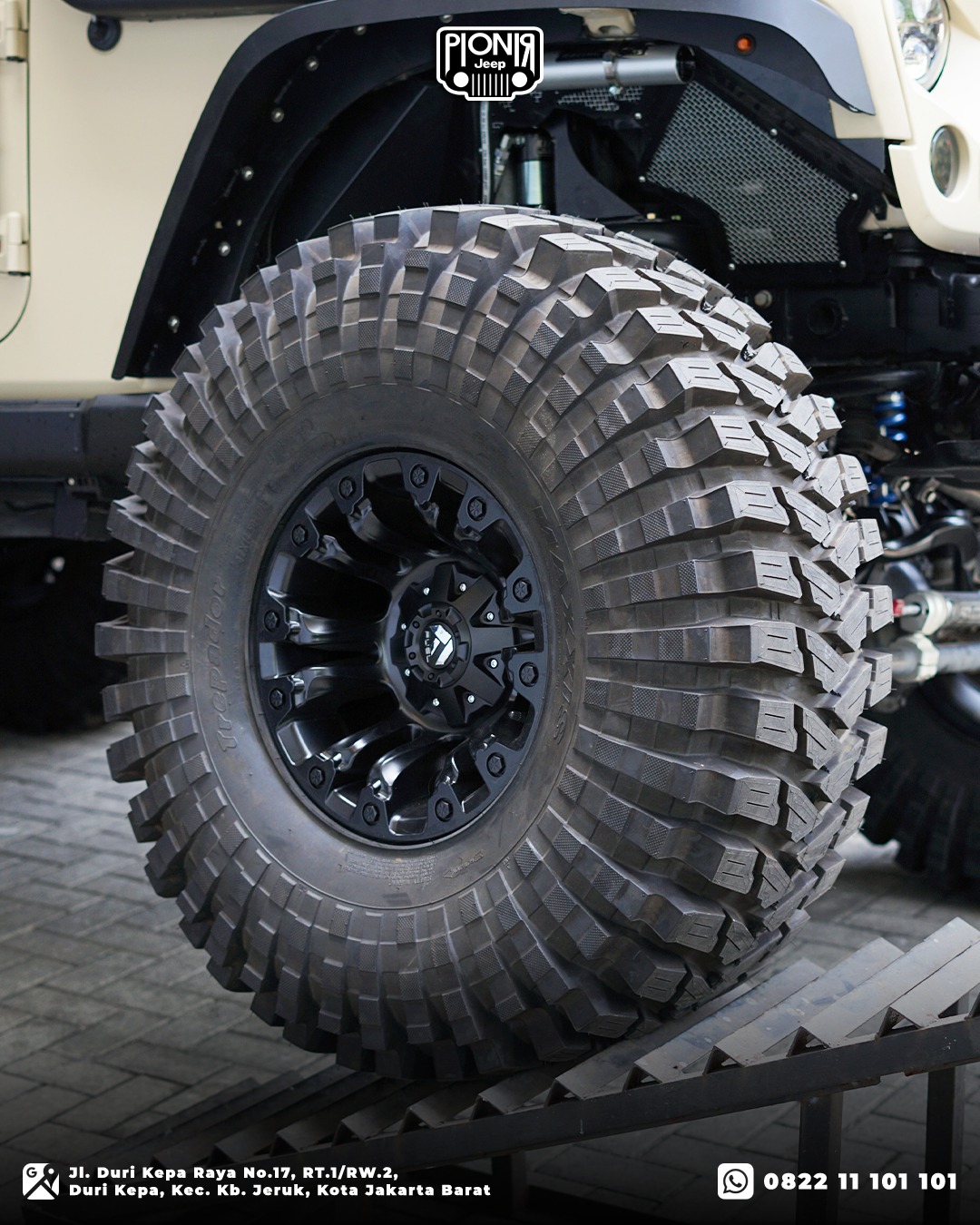 Over Fender Tipis untuk Offroad dan Ban Maxxis Trepador