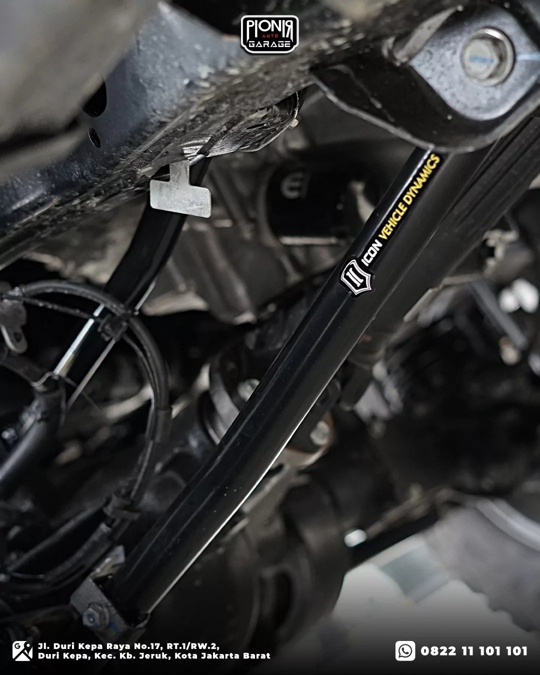 Aksesoris track bar Icon Vehicle Dynamics Jeep Rubicon JL