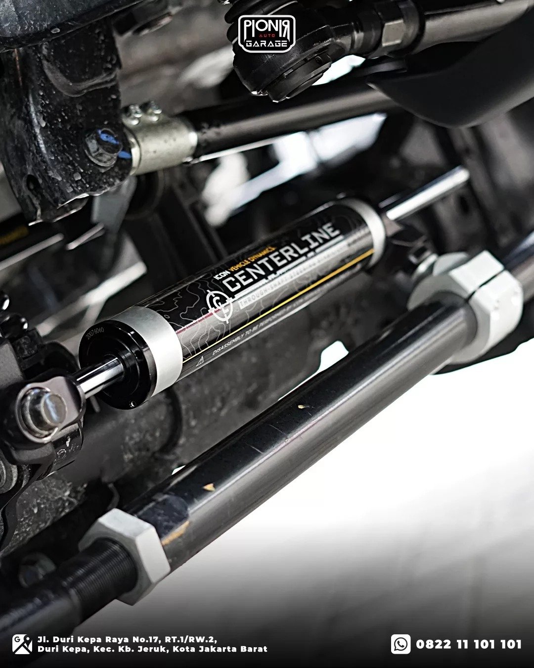 Variasi shock steer Icon Centerline Jeep Rubicon JL