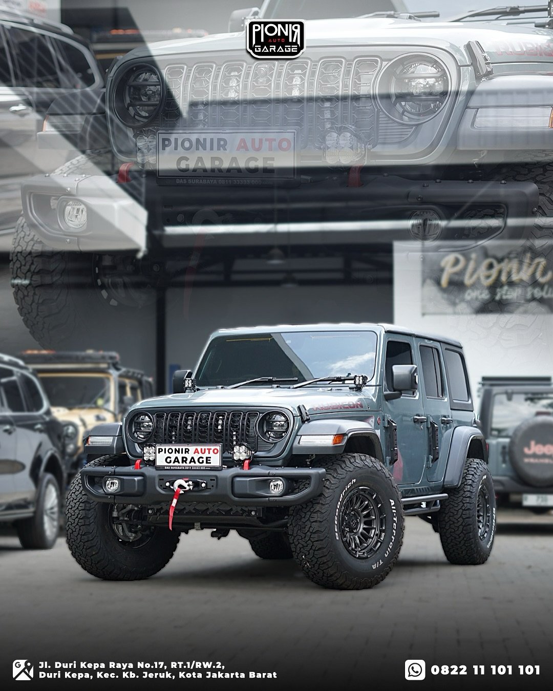 Jeep Rubicon JL aksesoris bemper Mopar 10th Anniversary