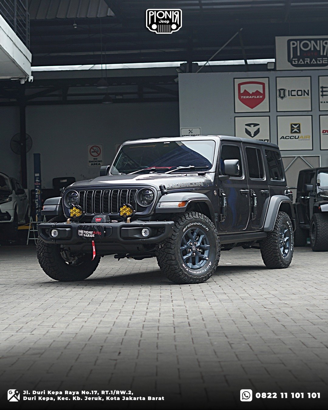 Close up variasi velg alloy special 85th anniversary dan alur ban BFGoodrich All Terrain KO3