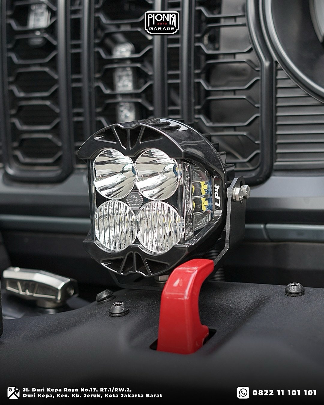 Variasi lampu Baja Designs LP4 Jeep Rubicon JL