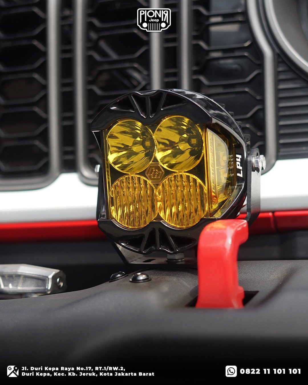 PIONIR JEEP Variasi Lampu Baja Designs LP6 Amber Lens Jeep Wrangler Rubicon JL Whitecap Edition 2026