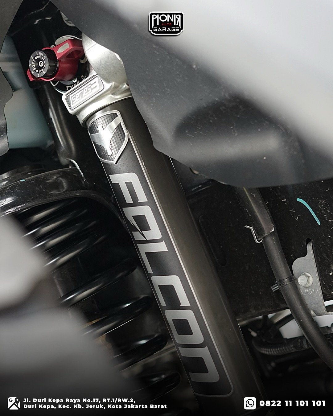 Modifikasi shock Falcon Piggyback Series 3 Jeep Rubicon JL