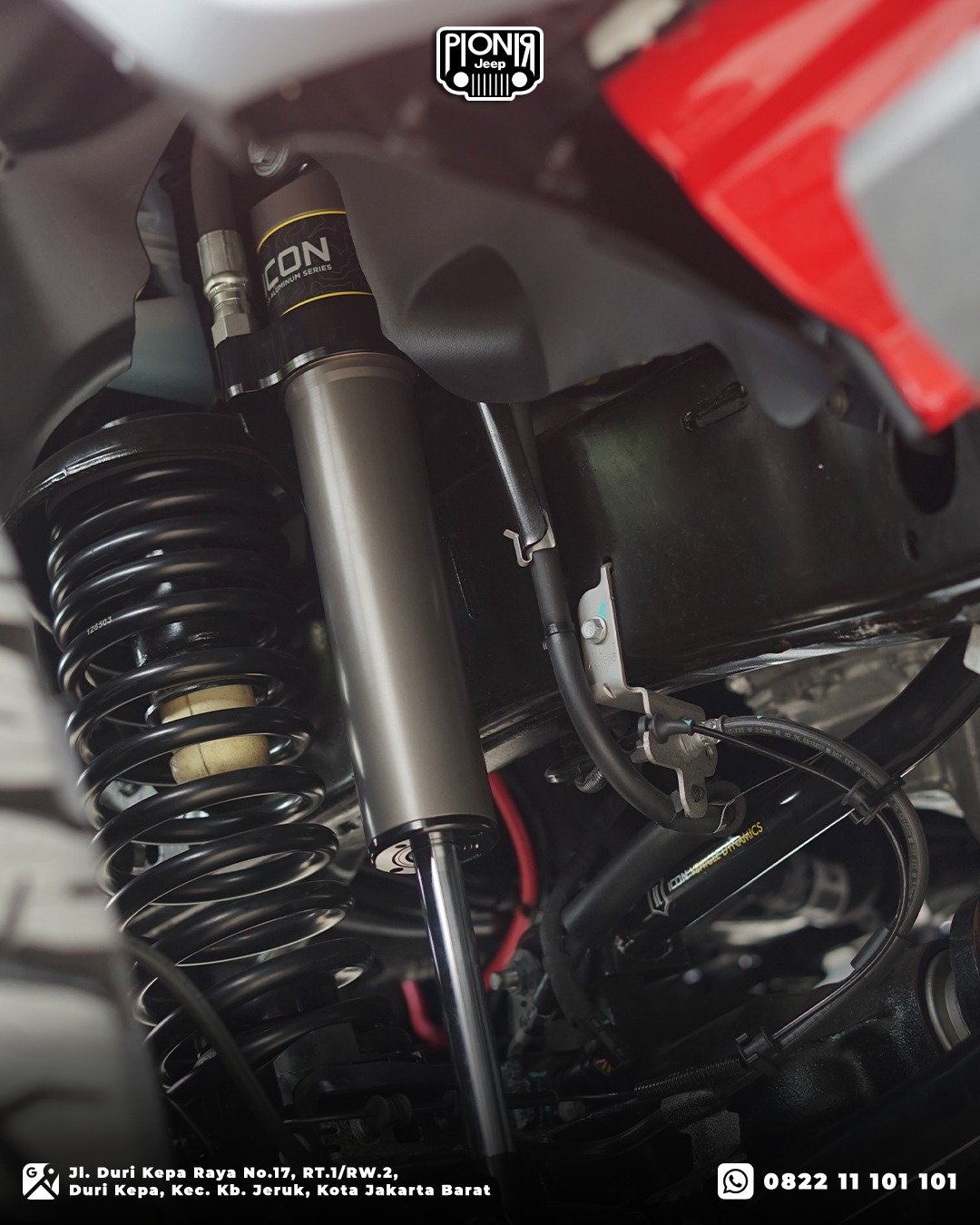 PIONIR JEEP Variasi Lift Kit Icon Stage 8 By Icon Vehicle Dynamics Jeep Wrangler Rubicon JL Whitecap Edition 2026