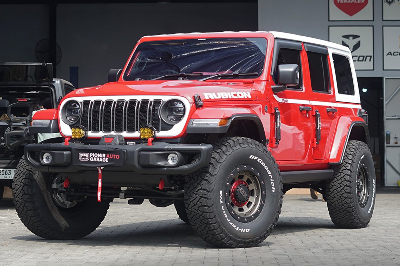 PIONIR JEEP Variasi Bemper Depan Anniversary Besi Baja Jeep Wrangler Rubicon JL Whitecap Edition 2026