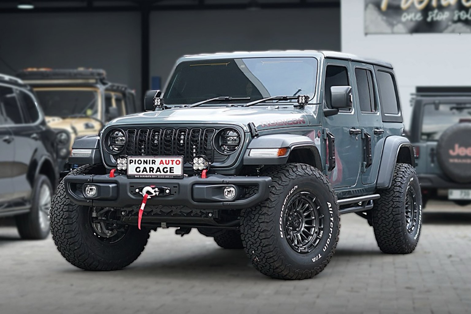 Modifikasi Jeep Rubicon JL Lengkap Full Spec di Pionir Auto Garage